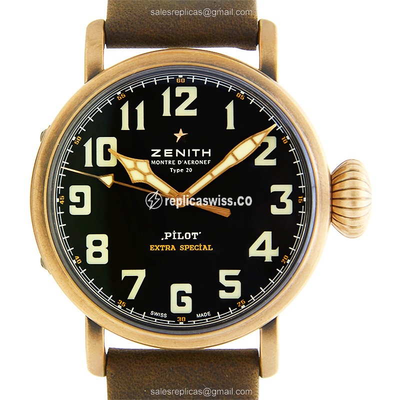 Zenith 29.2430.679/21.C735 PILOTS Automatic Bronze
