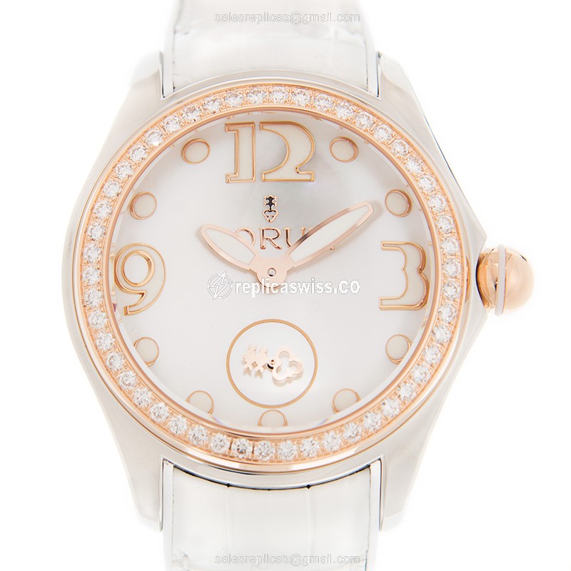 Corum 295.100.29/0009 DN04 BUBBLE Automatic 18kt Rose Magic & Diamond