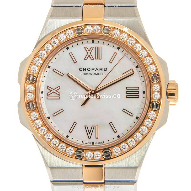 Chopard 298601-6002 ALPINE EAGLE SMALL Automatic 18kt Rose Gold & Diamonds