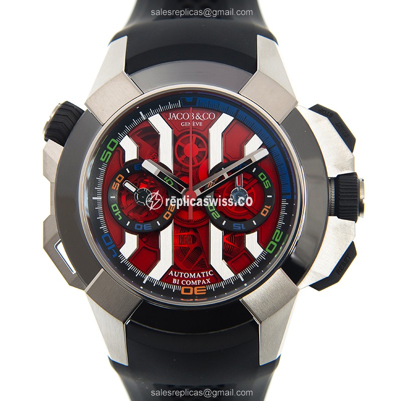 Jacob & Co 311.20.SB.RT.A HA4D EPIC X CHRONO Automatic Stainless Steel