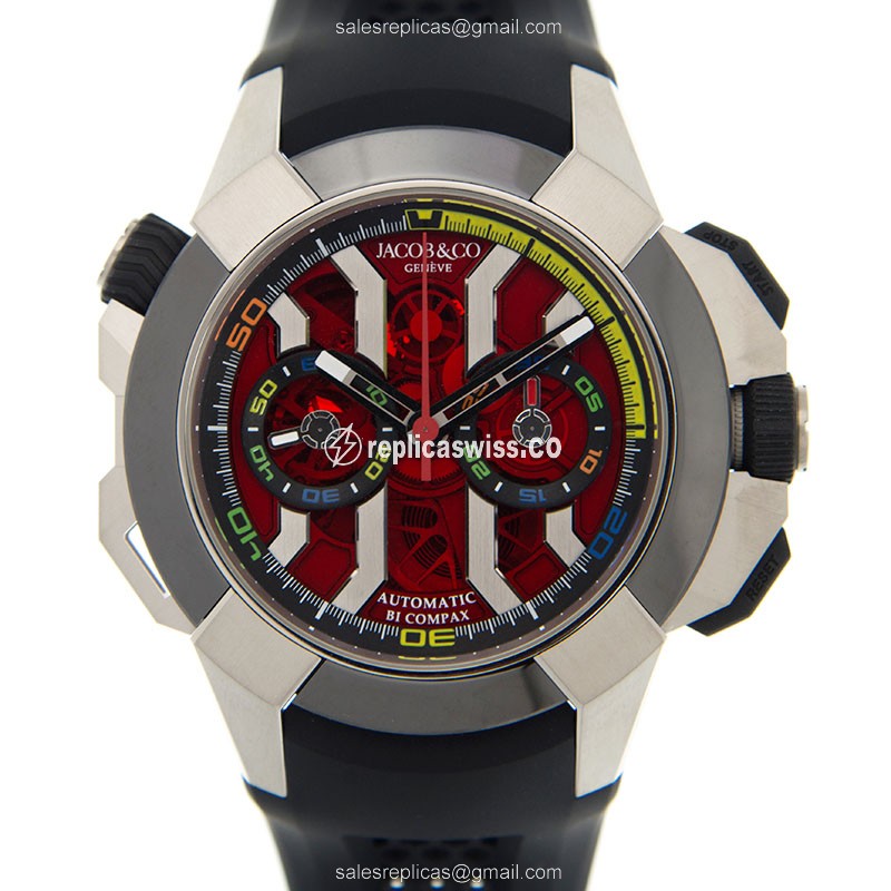 Jacob & Co 311.20.SB.RV.A HA4D EPIC X CHRONO Automatic Stainless Steel