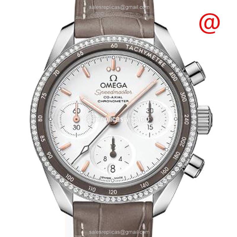 Omega 324.38.38.50.02.001 SPEEDMASTER Automatic Stainless Steel & Diamonds