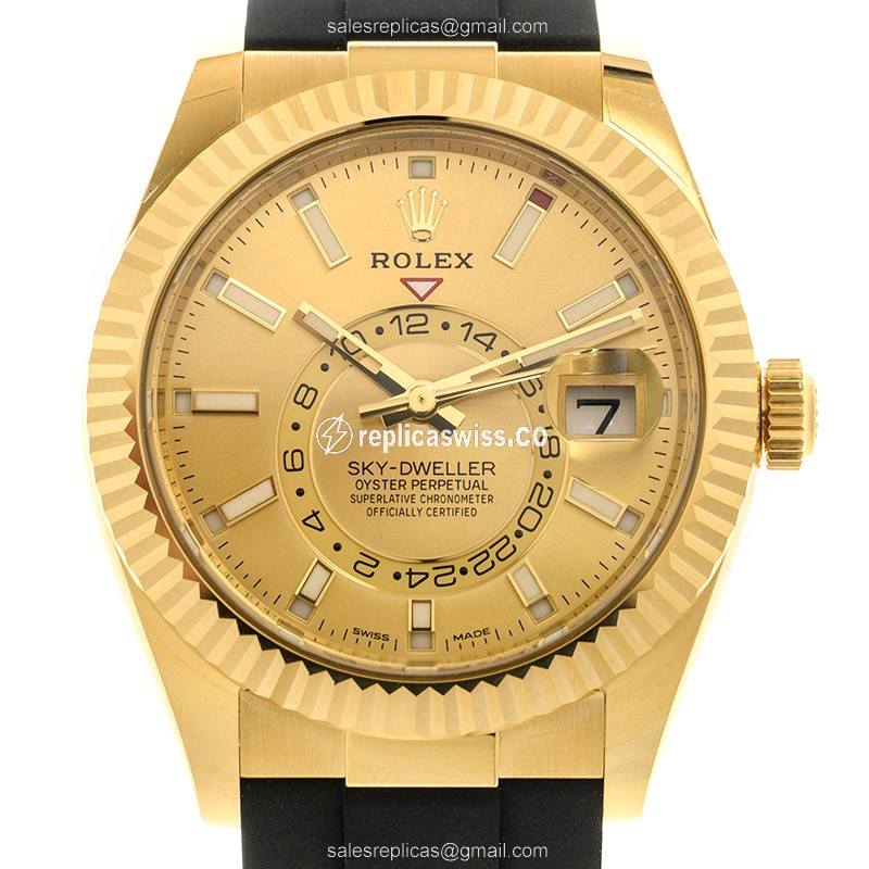 Rolex 326238-0007 SKY-DWELLER Automatic 18kt Yellow Gold