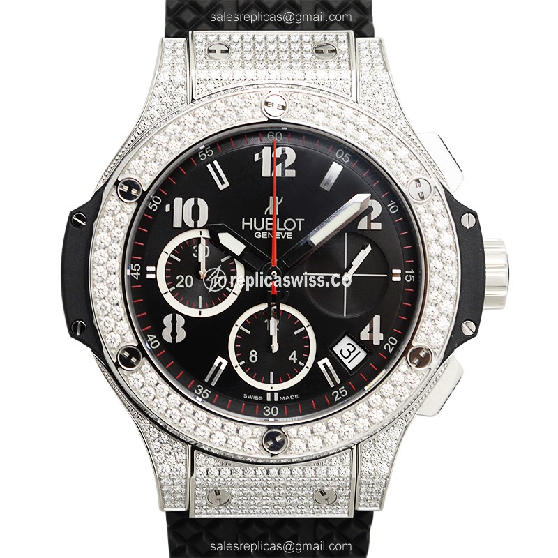 Hublot 342.SX.130.RX174 BIG BANG Automatic Stainless Steel & Diamonds
