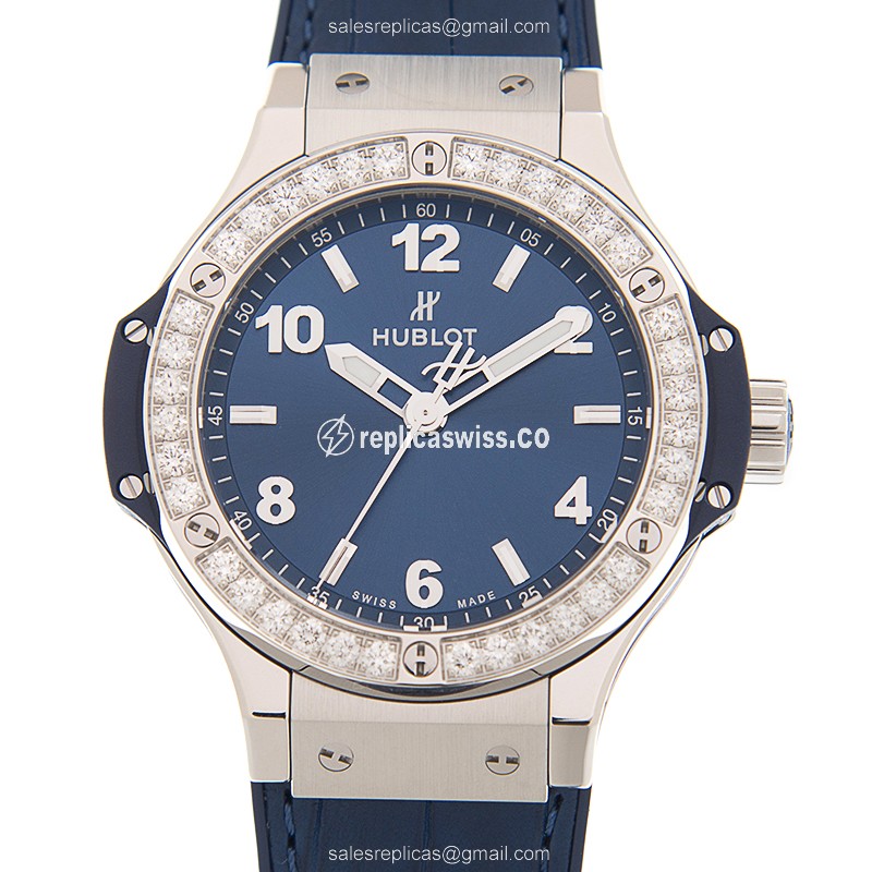 Hublot 361.SX.7170.LR.1204 BIG BANG Quartz Stainless Steel & Diamonds