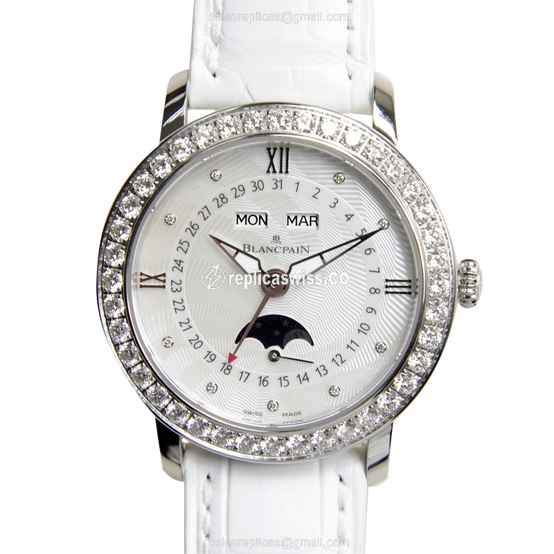 Blancpain 3663-4654-55B WOMEN Automatic Stainless Steel & Diamonds