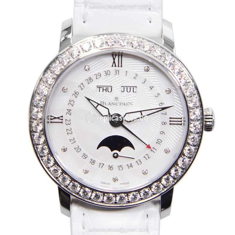 Blancpain 3663A-4654-55B WOMEN Automatic Stainless Steel & Diamonds