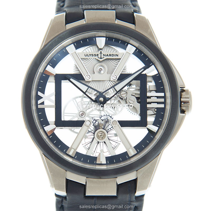 Ulysse Nardin 3713-260/03 SKELETON X Manual Wind Titanium