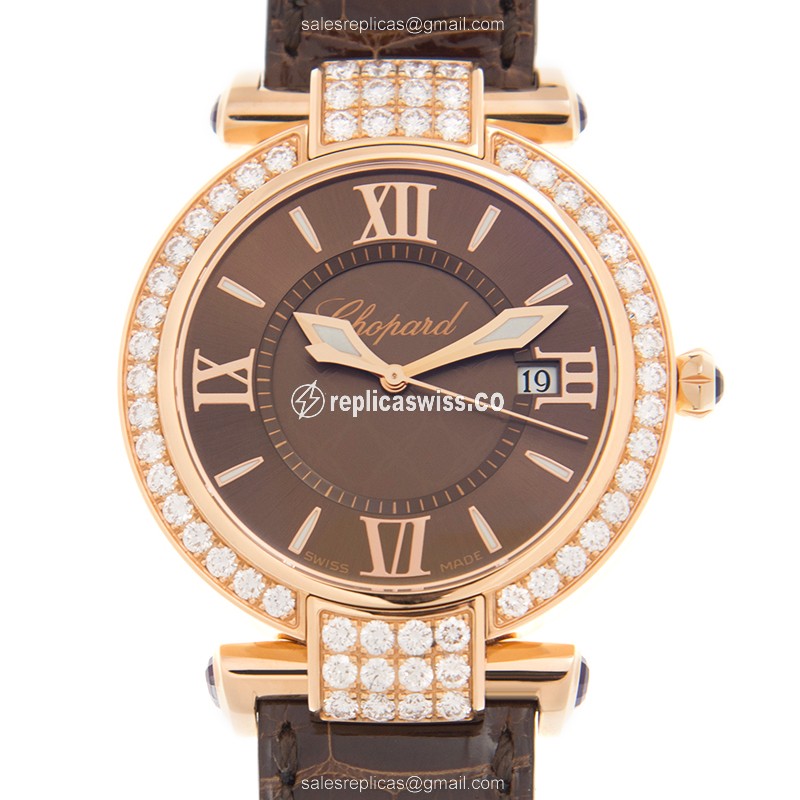 Chopard 384221-5011 IMPERIALE Quartz 18kt Rose Gold & Diamonds
