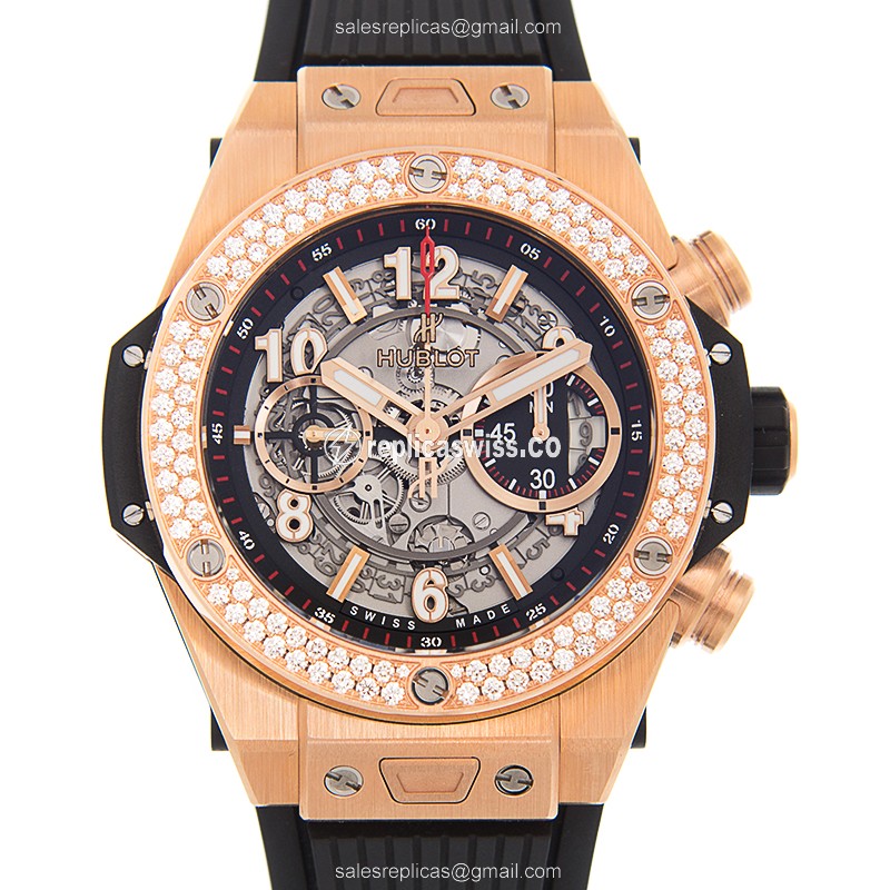 Hublot 411.OX.1180.RX.1104 BIG BANG Automatic 18kt Rose Gold & Diamonds