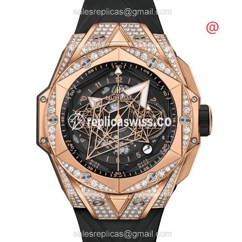 Hublot 418.OX.1108.RX.1604.MXM20 BIG BANG Automatic 18kt Rose Gold & Diamonds