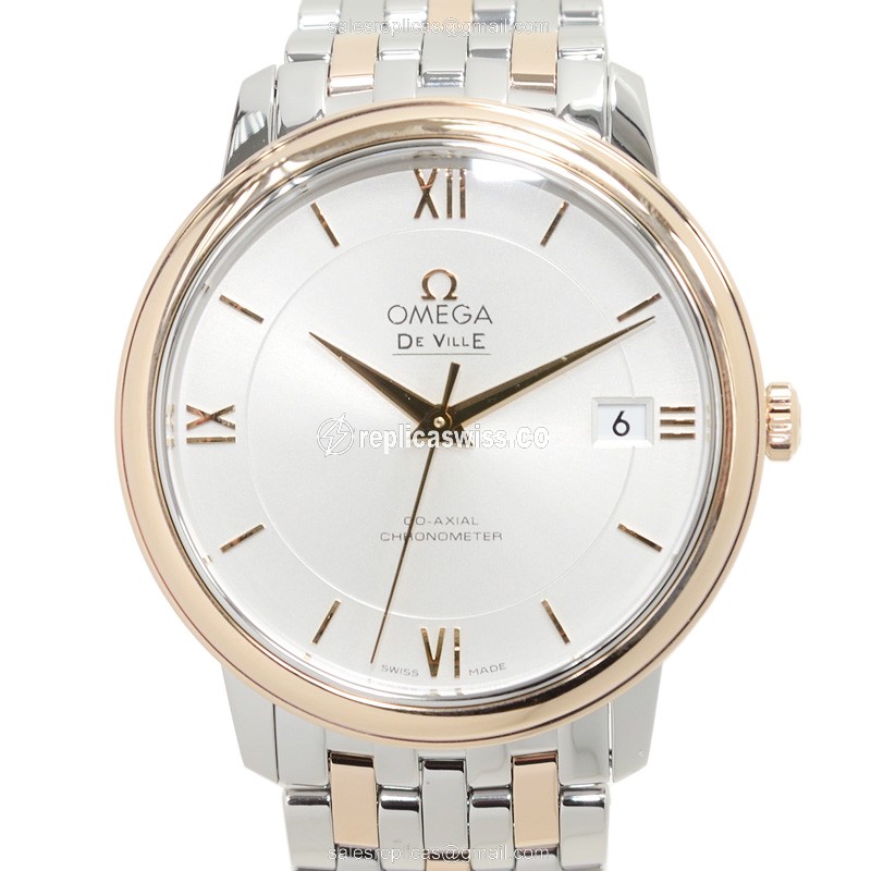 Omega 424.20.37.20.02.002 DE VILLE Automatic 18kt Rose Gold & Steel