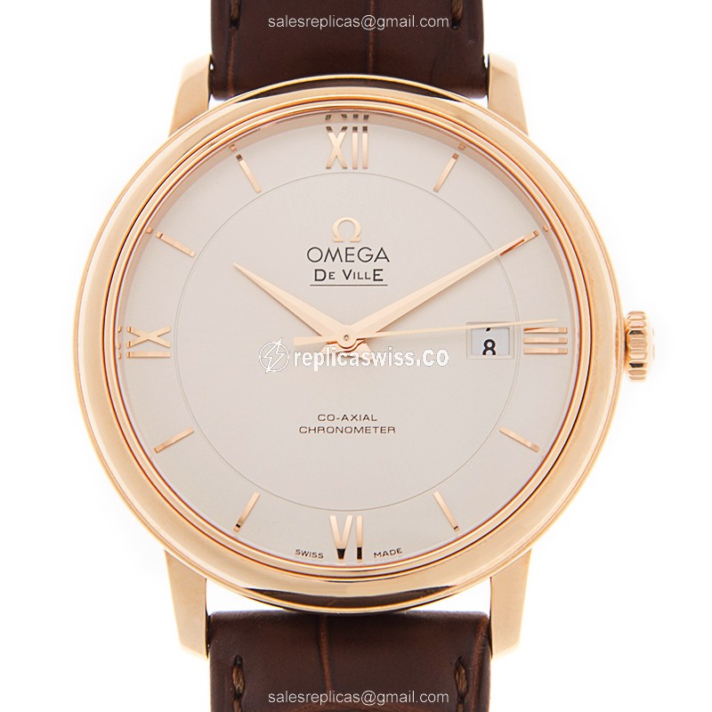 Omega 424.53.40.20.02.001 DE VILLE Automatic 18kt Rose Gold