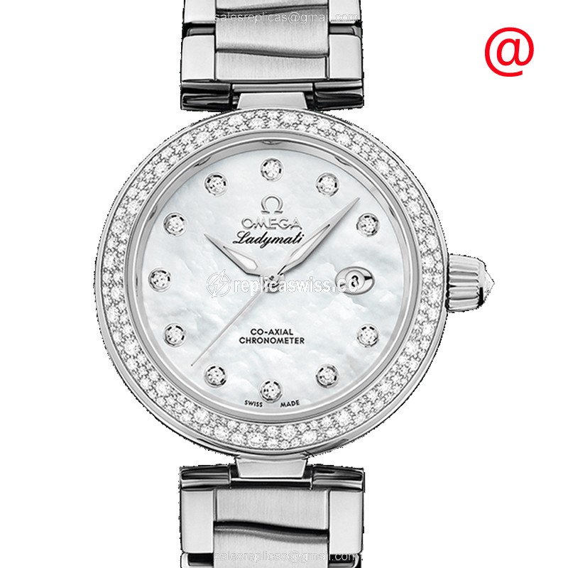 Omega 425.35.34.20.55.002 DE VILLE Automatic Stainless Steel & Diamonds