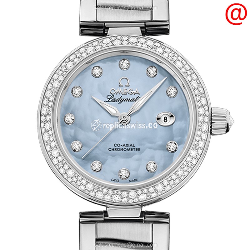 Omega 425.35.34.20.57.002 DE VILLE Automatic Stainless Steel & Diamonds