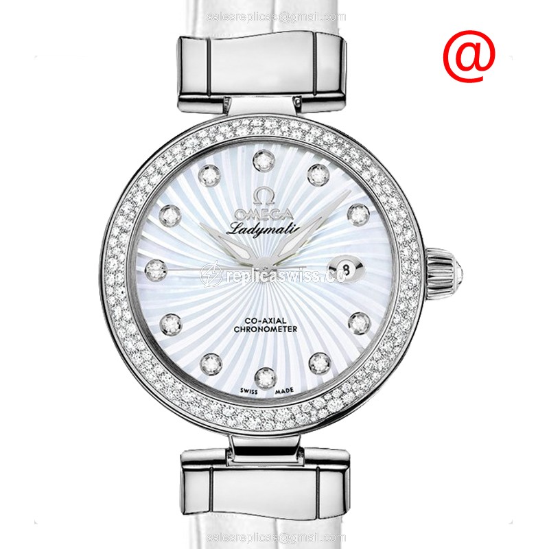 Omega 425.38.34.20.55.001 DE VILLE Automatic Stainless Steel & Diamonds