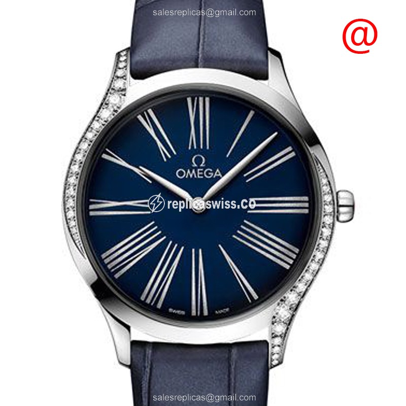Omega 428.18.36.60.03.001 DE VILLE Quartz Stainless Steel & Diamonds