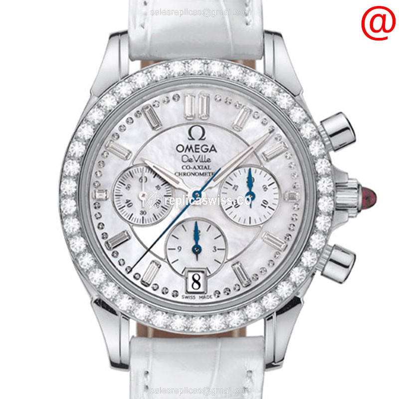 Omega 4874.75.36 DE VILLE Automatic Stainless Steel & Diamonds