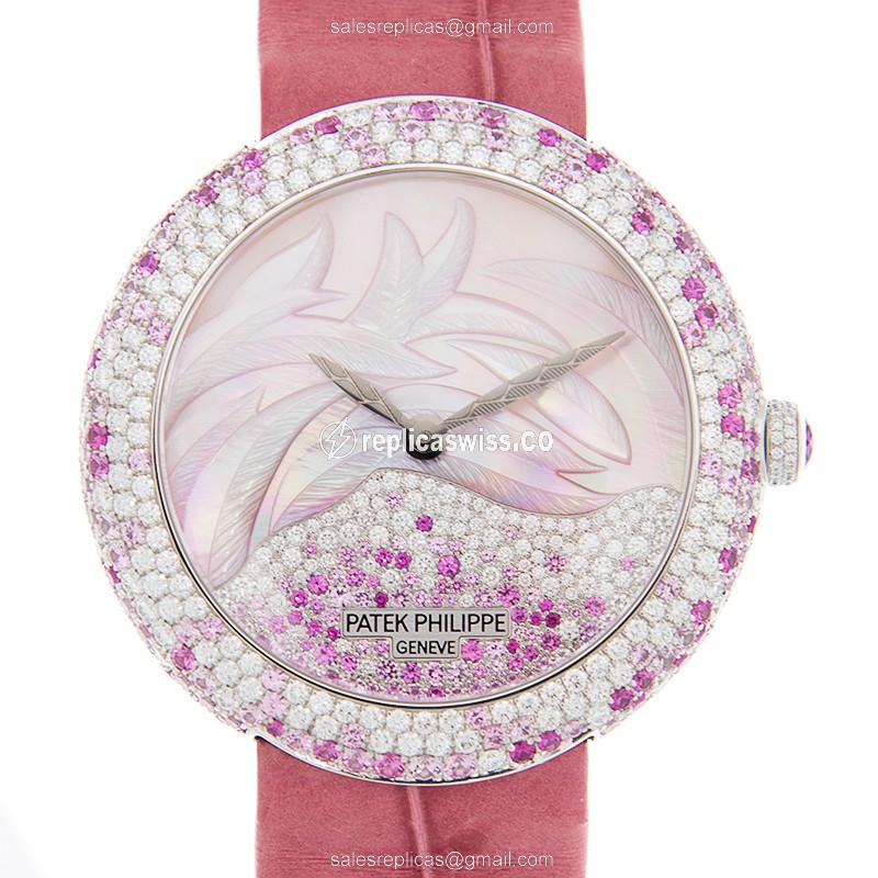 Patek Philippe 4899/900G-001 CALATRAVA Automatic 18kt White Gold & Diamond