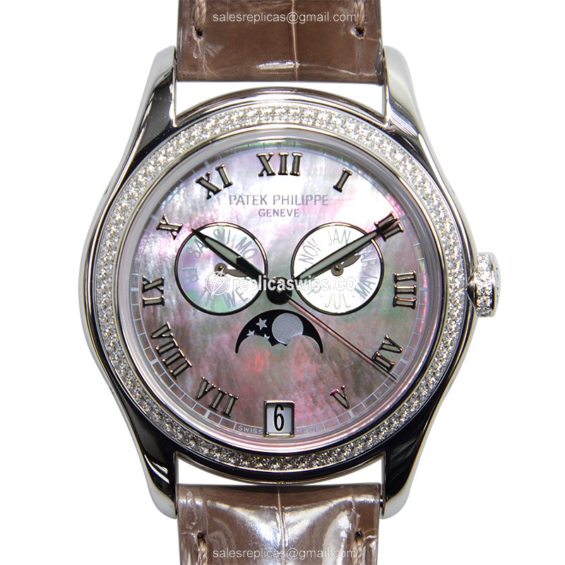 Patek Philippe 4936G-001 COMPLICATIONS Automatic 18kt White Gold & Diamond