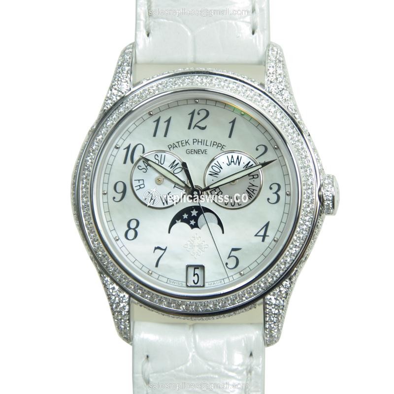 Patek Philippe 4937G-001 COMPLICATIONS Automatic 18kt White Gold & Diamond