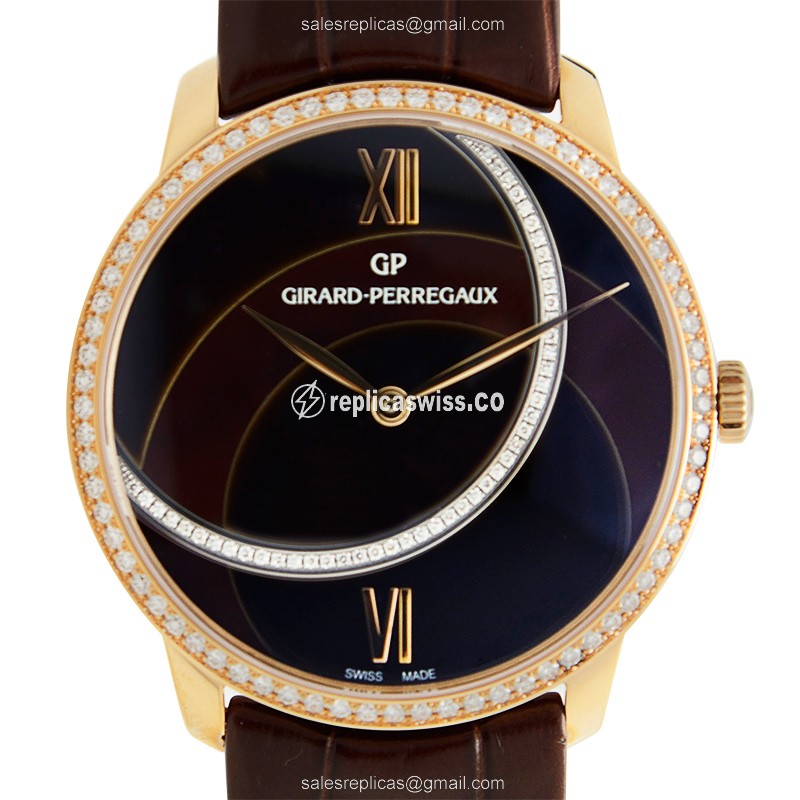 Girard Perregaux 49525D52ABD1BKEA GIRARD-PERREGAUX 1966 Automatic 18kt Rose Gold & Diamonds