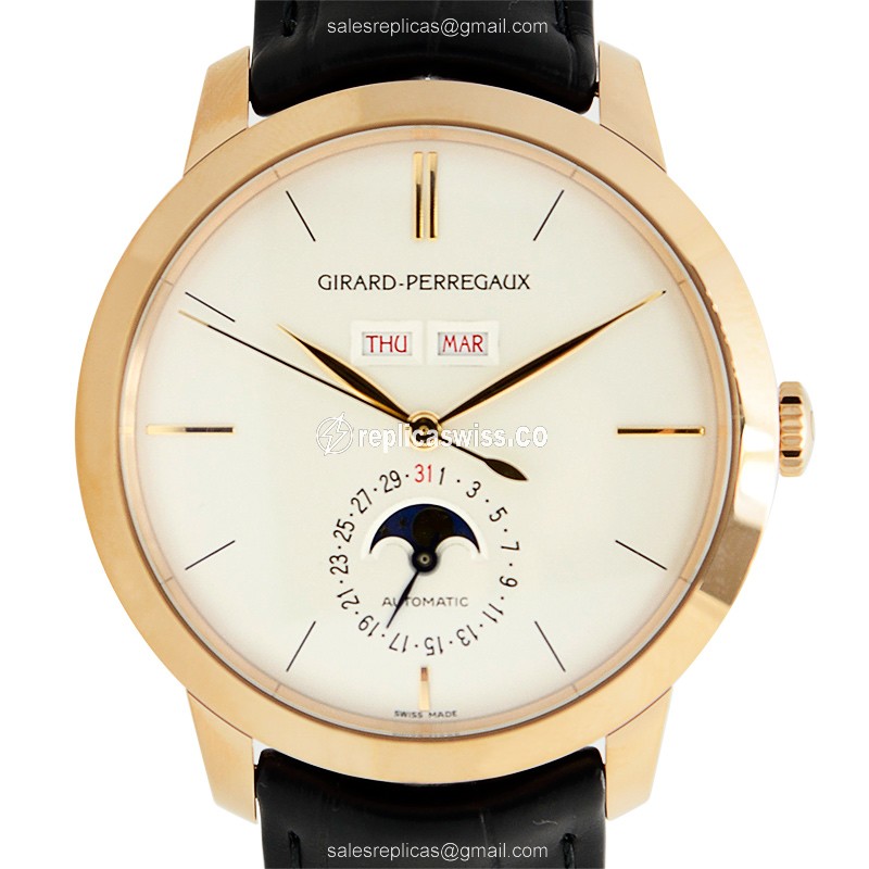 Girard Perregaux 49535-52-151-BK6A GIRARD-PERREGAUX 1966 Automatic 18kt Rose Gold