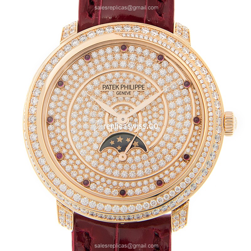 Patek Philippe 4968/400R-001 COMPLICATIONS Manual Wind 18kt Rose Gold & Diamonds