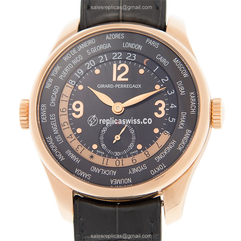 Girard Perregaux 49865-52-651-BA6A Automatic 18kt Rose Gold