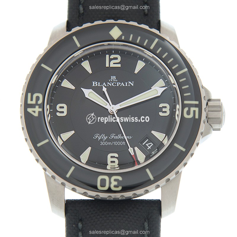 Blancpain 5015-12B30-B52A FIFTY FATHOMS Automatic PVD Titanium