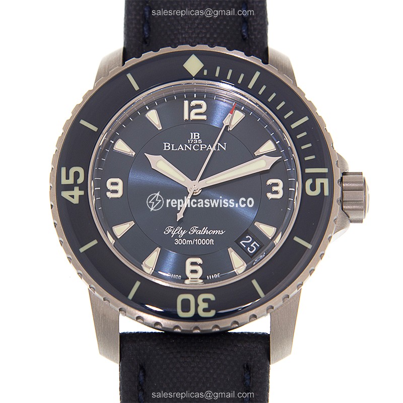 Blancpain 5015-12B40-52A FIFTY FATHOMS Automatic PVD Titanium