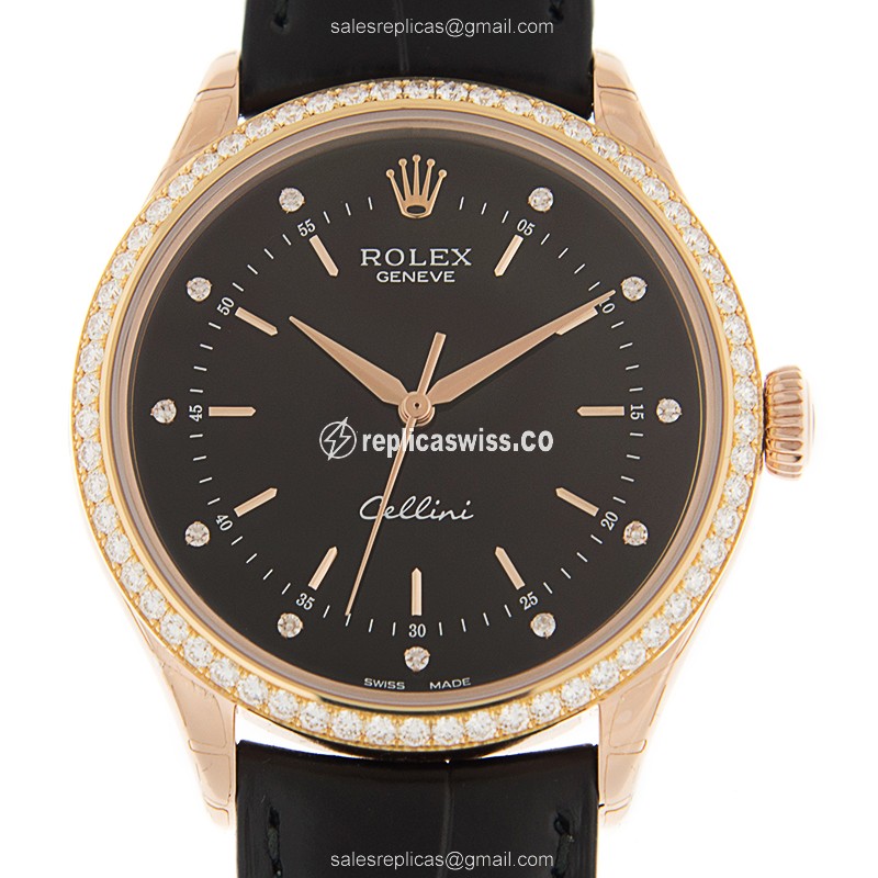 Rolex 50705RBR CELLINI SERIES Automatic 18kt Rose Gold