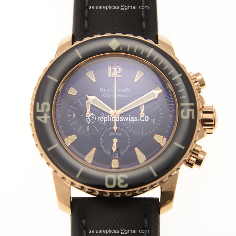 Blancpain 5085F-3630-52A FIFTY FATHOMS Automatic 18kt Rose Gold