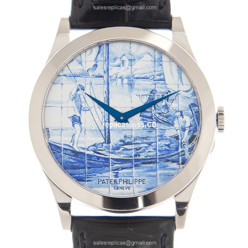 Patek Philippe 5089G-060 RARE HANDCRAFTS Automatic 18kt White Gold