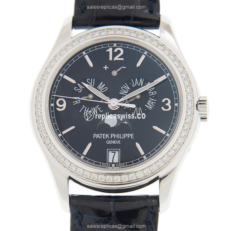 Patek Philippe 5147G-001 COMPLICATIONS Automatic 18kt White Gold & Diamond