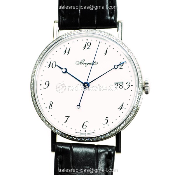 Breguet 5178BB/29/9V6/D000 CLASSIC Automatic 18kt White Gold & Diamond