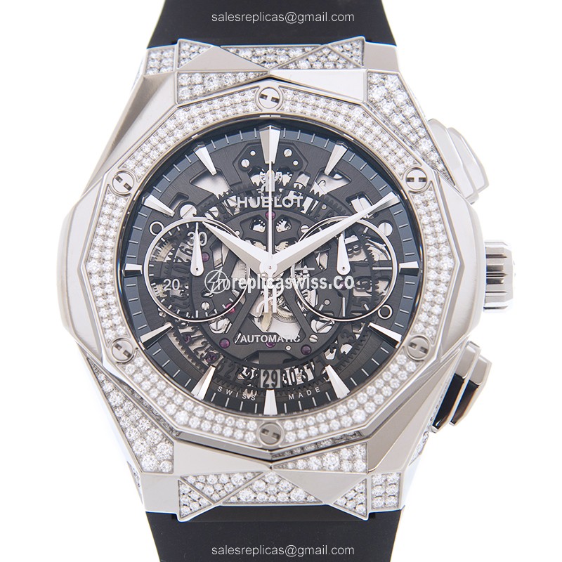 Hublot 525.NX.0170.RX.1804.ORL18 CLASSIC FUSION Automatic Titanium & Diamond