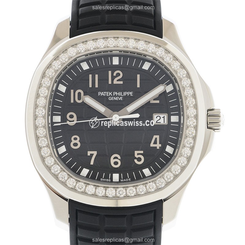 Patek Philippe 5267/200A-001 AQUANAUT Quartz Stainless Steel & Diamonds