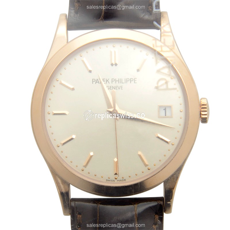 Patek Philippe 5296R-010 CALATRAVA Automatic 18kt Rose Gold