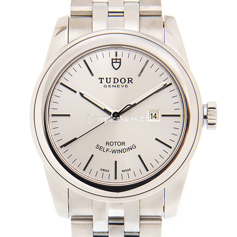 Tudor 53000-68030-WT GLAMOUR DATE Automatic Stainless Steel
