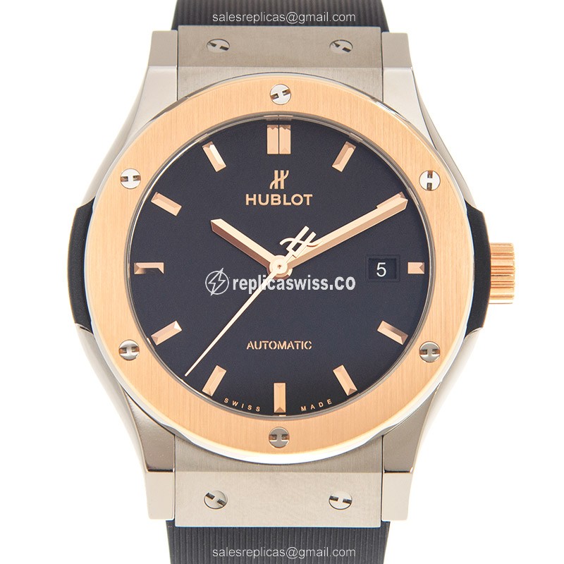 Hublot 542.NO.1181.RX CLASSIC FUSION Automatic 18kt Rose Gold & Titanium