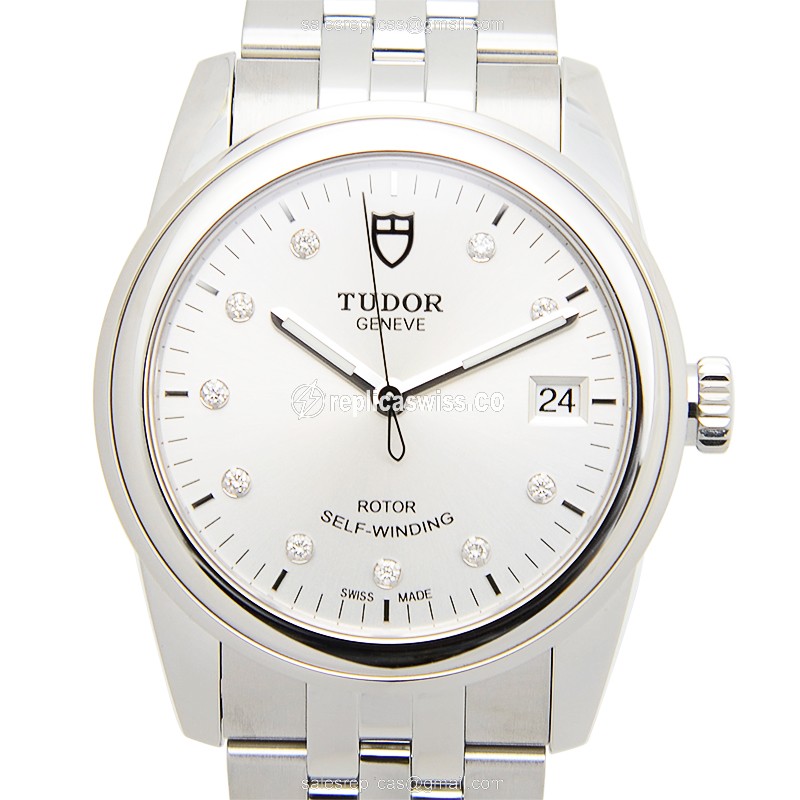 Tudor 55000-68050-10DI-SV GLAMOUR DATE Automatic Stainless Steel