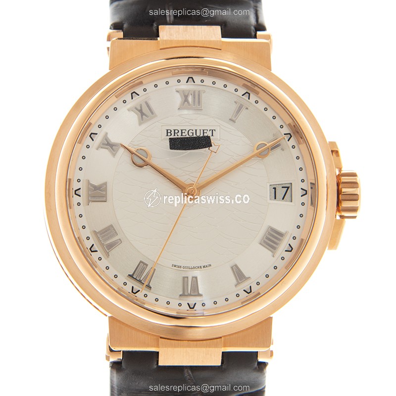 Breguet 5517BR/12/9ZU MARINE Automatic 18kt Rose Gold