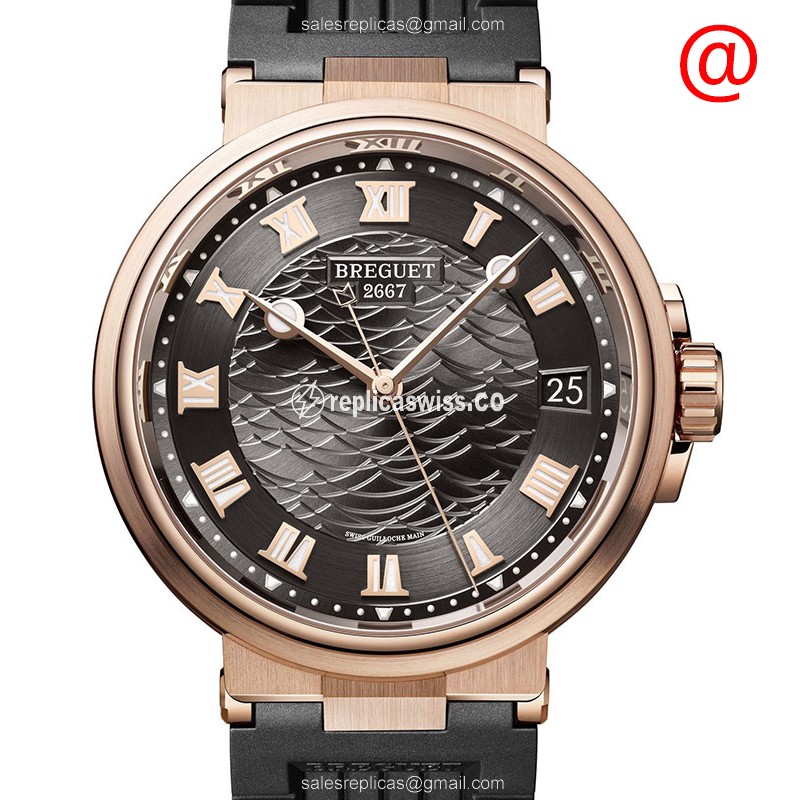 Breguet 5517BR/G3/5ZU MARINE Automatic 18kt Rose Gold