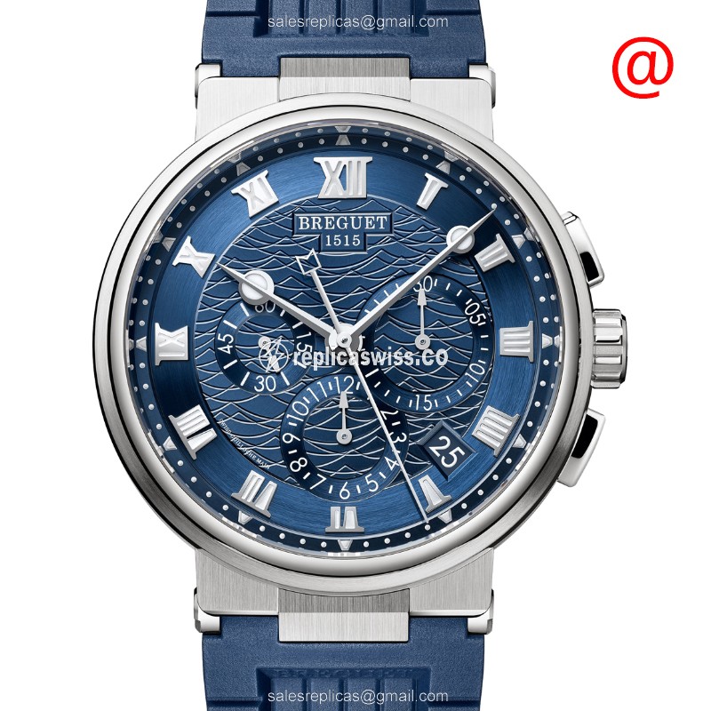 Breguet 5527BB/Y2/5WV MARINE Automatic 18kt White Gold