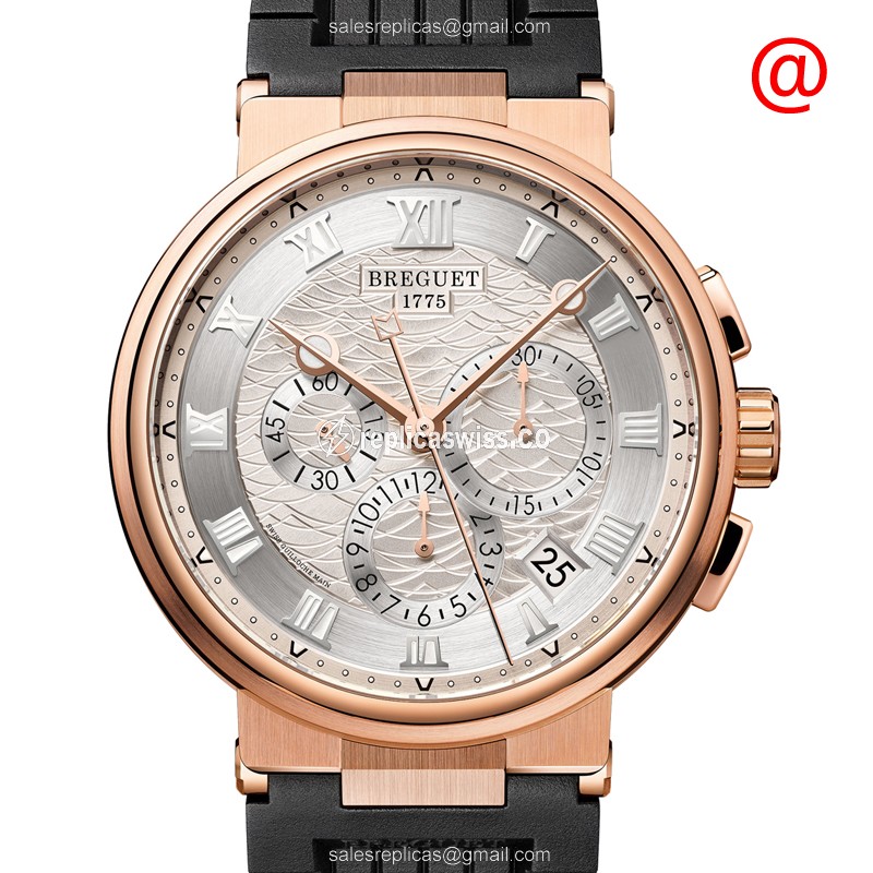 Breguet 5527BR/12/5WV MARINE Automatic 18kt Rose Gold