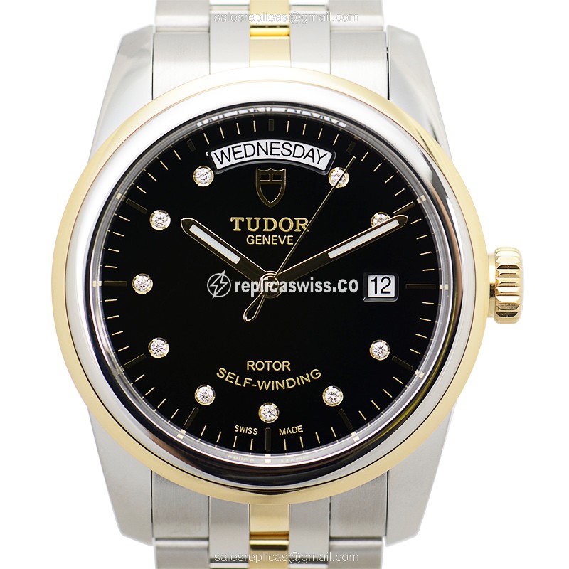 Tudor 56003-68063-10DI-BK GLAMOUR DATE Automatic Stainless Steel