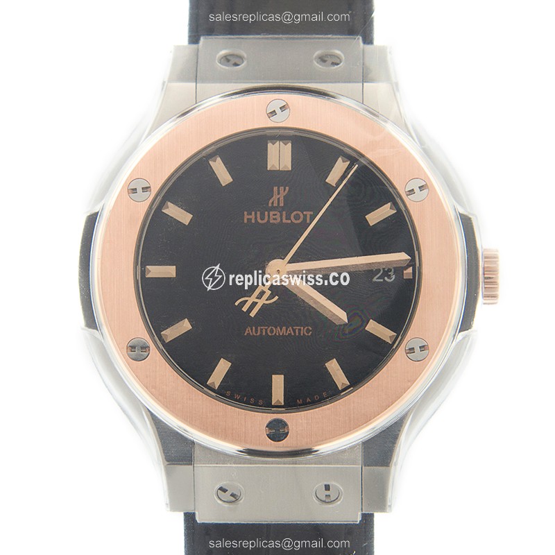 Hublot 565.NO.1181.LR CLASSIC FUSION Automatic Titanium & Rose Gold