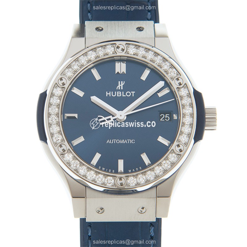 Hublot 565.NX.7170.LR.1204 CLASSIC FUSION Automatic Stainless Steel & Diamonds