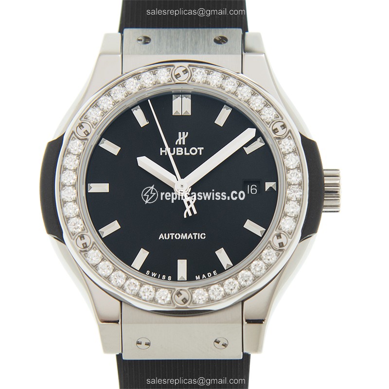 Hublot 582.NX.1170.RX.1204 CLASSIC FUSION Automatic Titanium & Diamond